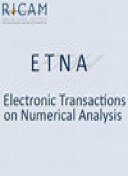 Electronic Transactions On Numerical Analysis