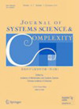 Journal Of Systems Science & Complexity