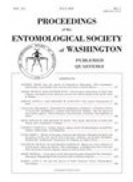 Proceedings Of The Entomological Society Of Washington