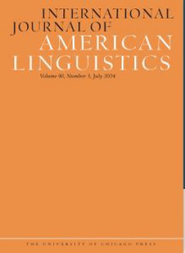 International Journal Of American Linguistics